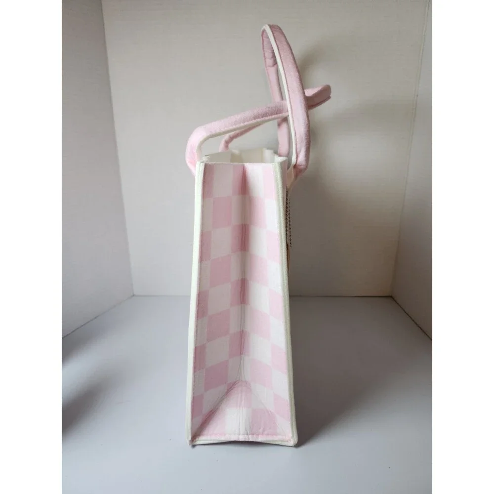 Sanrio My Melody Pink Checked Foldable Tote